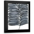 thumbnail image 1 of Moore, Regina 20x24 Black Modern Framed Museum Art Print Titled - Indigo Fronds I, 1 of 5