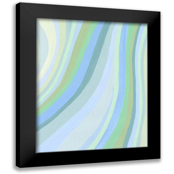 Moore, Regina 20x24 Black Modern Framed Museum Art Print Titled - Natural Flow II