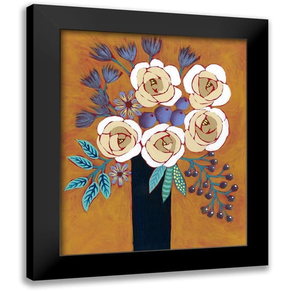 Moore, Regina 20x24 Black Modern Framed Museum Art Print Titled - Neutral Blume II
