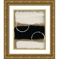 thumbnail image 1 of Moore, Regina 20x24 Gold Ornate Wood Framed with Double Matting Museum Art Print Titled - Neutral Rings I, 1 of 4