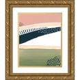 thumbnail image 1 of Moore, Regina 20x24 Gold Ornate Wood Framed with Double Matting Museum Art Print Titled - Simple Marks III, 1 of 4