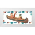 thumbnail image 1 of Moore, Regina 24x13 White Modern Wood Framed Museum Art Print Titled - Woodland Warriors Collection D, 1 of 4
