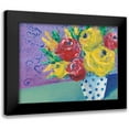 thumbnail image 1 of Moore, Regina 24x19 Black Modern Framed Museum Art Print Titled - Fearless Floral I, 1 of 5