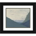 thumbnail image 1 of Moore, Regina 24x20 Black Ornate Wood Framed with Double Matting Museum Art Print Titled - Muted Coast II, 1 of 4