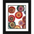 thumbnail image 1 of Moore, Regina 25x32 Black Ornate Wood Framed with Double Matting Museum Art Print Titled - Scattered Blooms I, 1 of 4