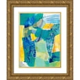 thumbnail image 1 of Moore, Regina 25x32 Gold Ornate Wood Framed with Double Matting Museum Art Print Titled - Reclaimed Collage IV, 1 of 4