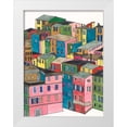 thumbnail image 1 of Moore, Regina 25x32 White Modern Wood Framed Museum Art Print Titled - Colorful City I, 1 of 4