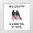 thumbnail image 1 of Moore, Regina 26x26 White Modern Wood Framed Museum Art Print Titled - If the Shoe Fits II, 1 of 4