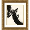 thumbnail image 1 of Moore, Regina 26x30 Gold Ornate Wood Framed with Double Matting Museum Art Print Titled - Black Expression II, 1 of 4