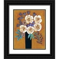 thumbnail image 1 of Moore, Regina 26x32 Black Ornate Wood Framed with Double Matting Museum Art Print Titled - Neutral Blume II, 1 of 4