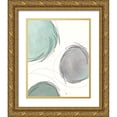 thumbnail image 1 of Moore, Regina 26x32 Gold Ornate Wood Framed with Double Matting Museum Art Print Titled - Encircled Orbits I, 1 of 4