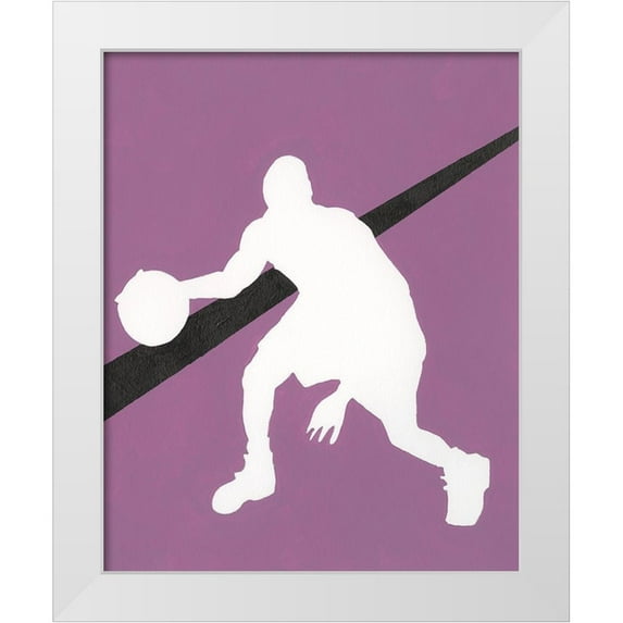 Moore, Regina 26x32 White Modern Wood Framed Museum Art Print Titled - Its All About the Game I