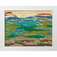thumbnail image 1 of Moore, Regina 32x25 White Modern Wood Framed Museum Art Print Titled - Stratified Landscape I, 1 of 4
