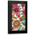 thumbnail image 1 of Moore, Regina 9x14 Black Modern Framed Museum Art Print Titled - Flowering Garden Whimsy I, 1 of 5