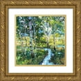thumbnail image 1 of Moore, Robert 15x15 Gold Ornate Wood Framed with Double Matting Museum Art Print Titled - Spring Runoff, 1 of 4