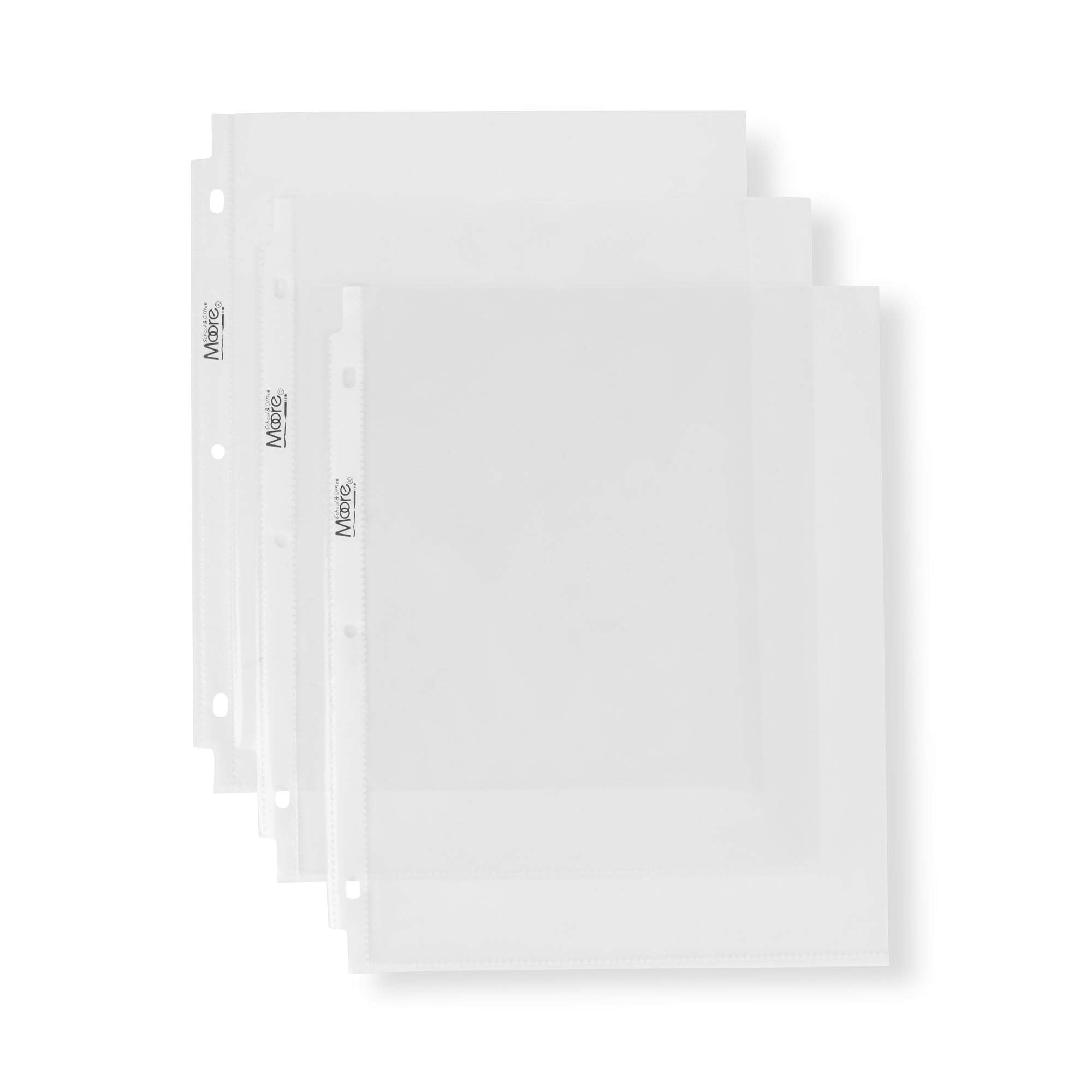  Sooez 30-Pocket Binder with Plastic Sleeves 8.5x11