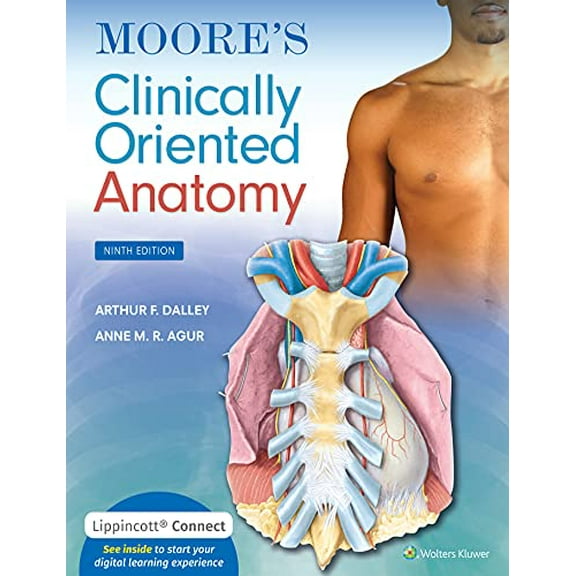 Pre-Owned Moore's Clinically Oriented Anatomy (Lippincott Connect), 9781975154066, 1975154061, Paperback, Ninth, North American edition
