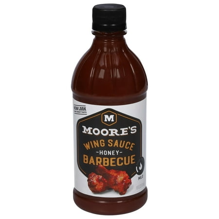 Moore's Honey Barbecue Wing Sauce, 16 fl oz