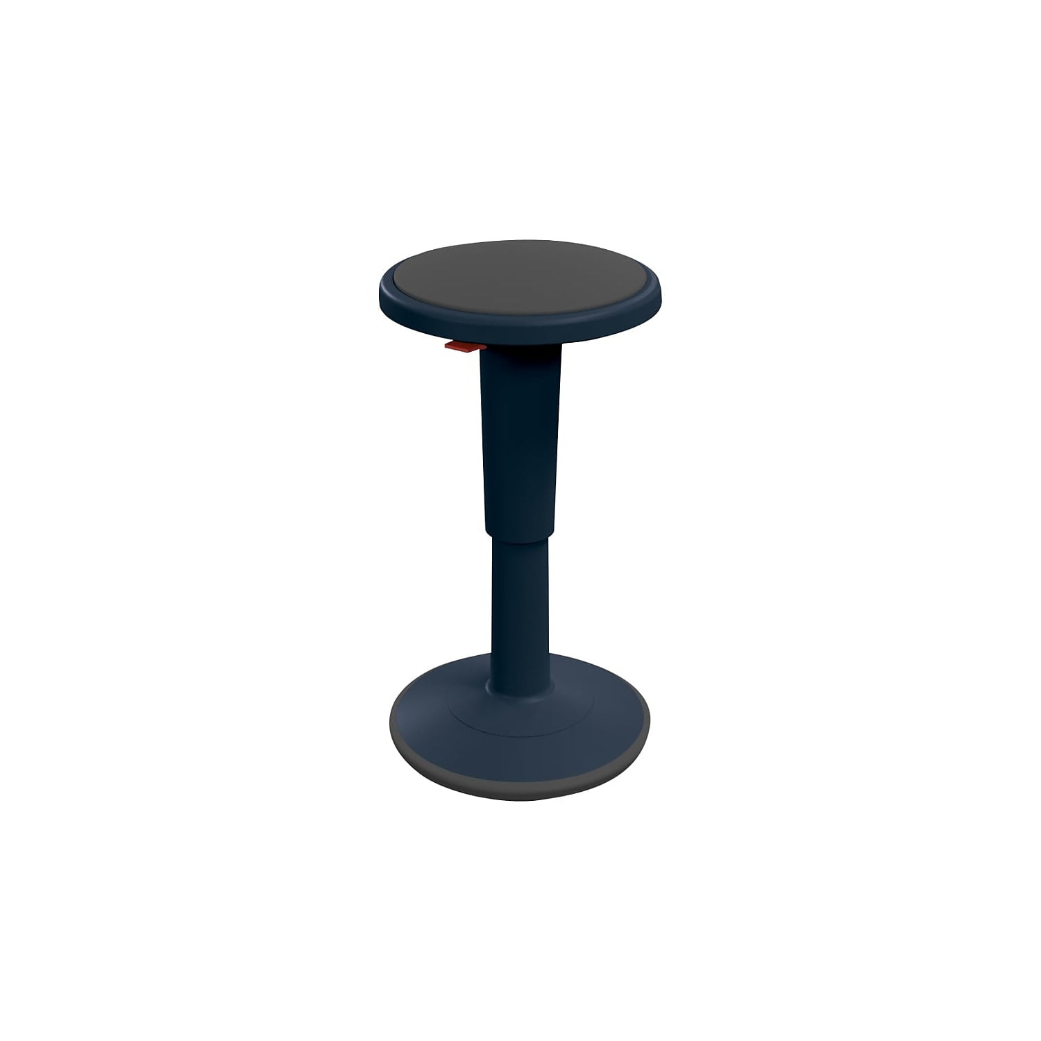 Navy Adjustable Height Ergonomic Plastic Wobble Stool
