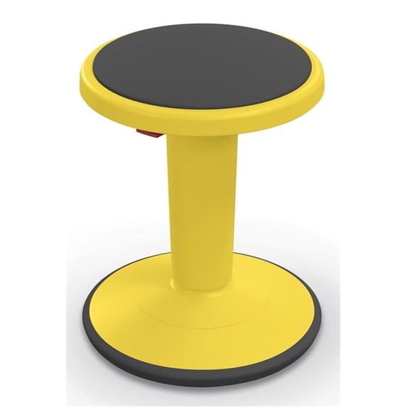 Adjustable Rocking Volcano Stool MooreCo Adjustable Plastic Stool, 17-24 Inch, Yellow, Ergonomic, Wobble ...