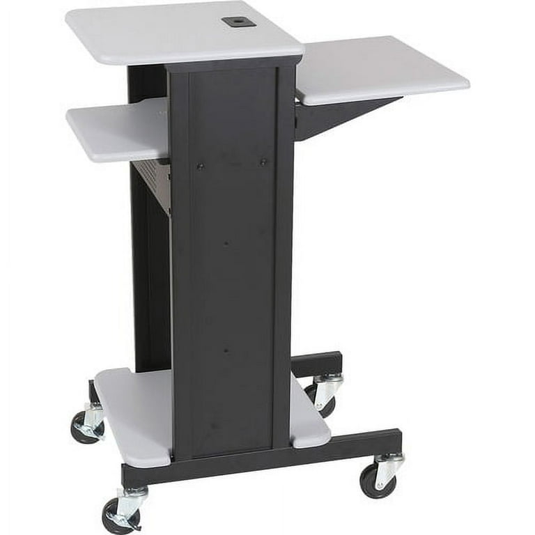 MooreCo 3-Shelf Presentation Cart - 2 x Shelf(ves) - 4.8 MooreCo 3-Shelf Presentation Cart - 2 x Shelf(ves) - 4.8