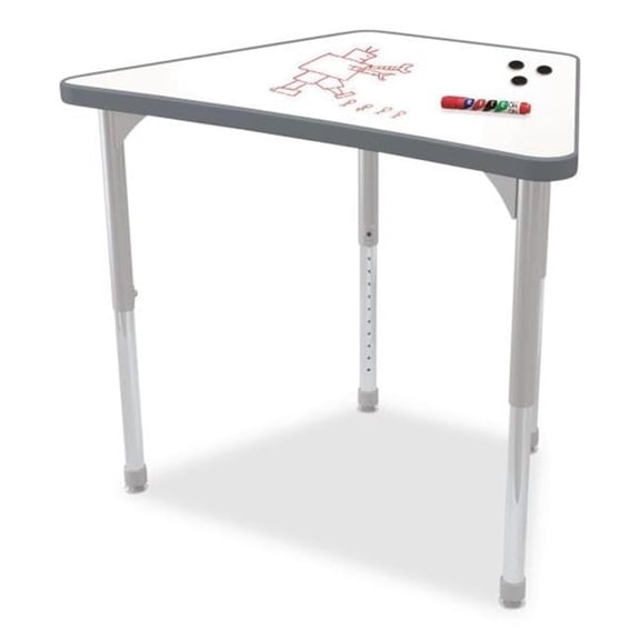MooreCo BLT5907766692 Model Hierarchy Beam Desk, White