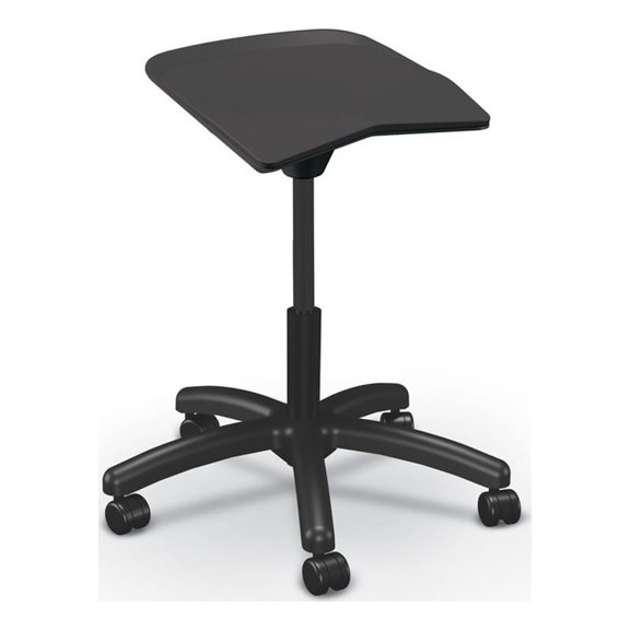 MooreCo Elate Backless Task Stool Black Foam Seat