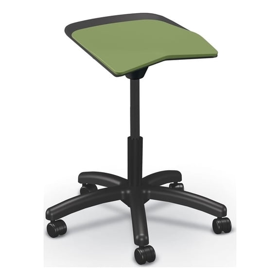 MooreCo Elate Backless Task Stool Moss Foam Seat