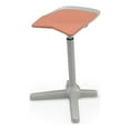 thumbnail image 1 of MooreCo Elate Perch 33.8" Adjustable Polyurethane Stool with Steel Base in Amber, 1 of 11