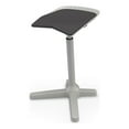 thumbnail image 1 of MooreCo Elate Perch 33.8" Adjustable Polyurethane Stool with Steel Base in Black, 1 of 11