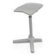thumbnail image 1 of MooreCo Elate Perch 33.8" Adjustable Polyurethane Stool with Steel Base in Gray, 1 of 10