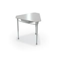 thumbnail image 1 of MooreCo Monroe Hard Plastic Student Desk Set of 2 Adjustable Height Grey, 1 of 2