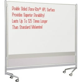 MooreCo Mobile Dry-erase Double-sided Partition - 76 MooreCo Mobile Dry-erase Double-sided Partition - 76