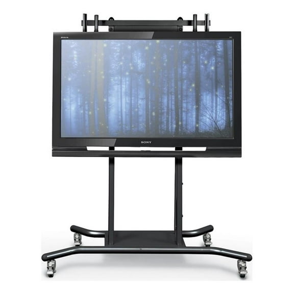 MooreCo iTeach Spider Flat Panel TV Cart Black