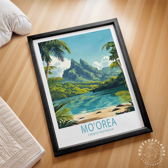 Moorea French Polynesia Scenic Island Home Decor