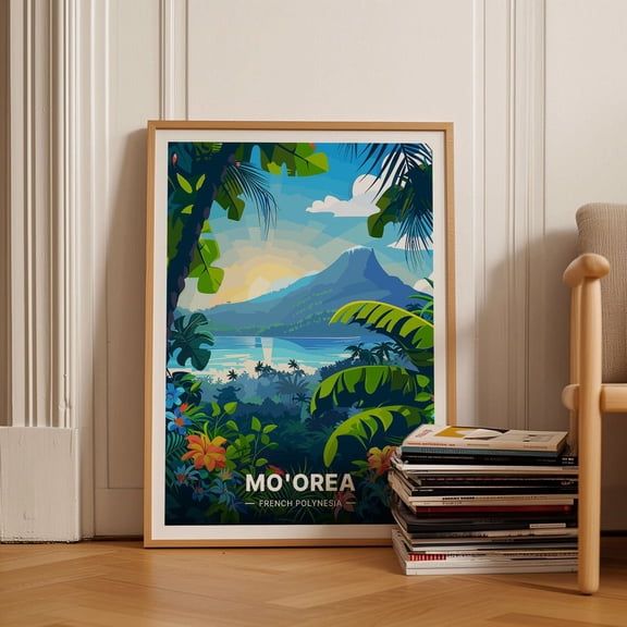 Moorea Island French Polynesia Wall Decor