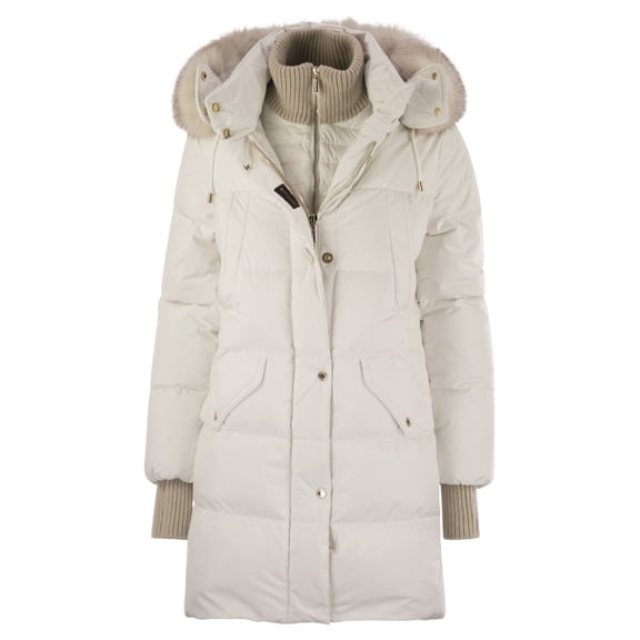Moorer Talassa-Stp - Long Down Jacket With Hood (Women's)