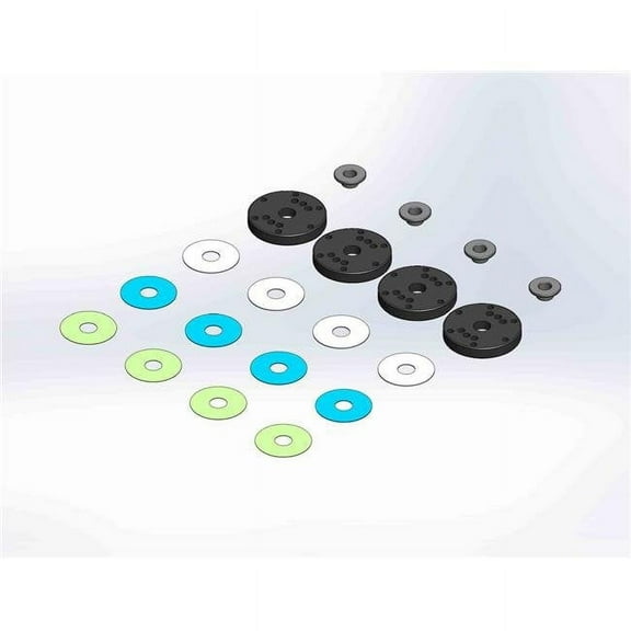 Moores Ideal Products MIP18400 16 mm Mugen 6 Hole Bypass1 Piston - Set of 4