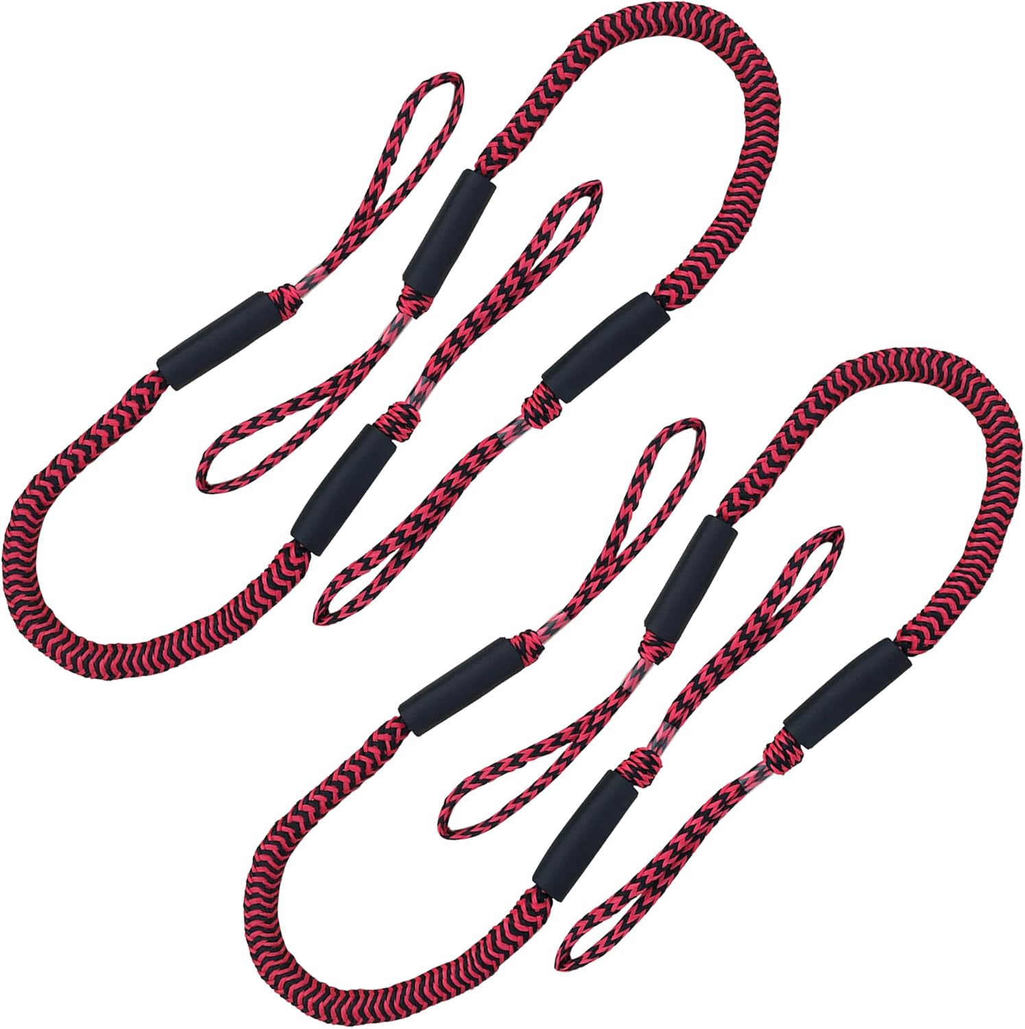 Mooring Strap 3FT Bungee Dock Line 2Pack Essential Accessories for