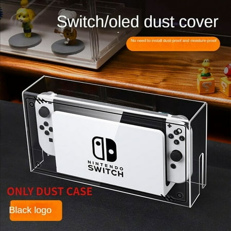 Mooroer Nintendo Switch Dust Cover for Nintendo Switch & OLED, Clear