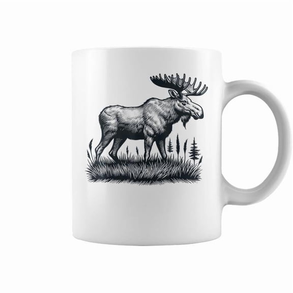 Moose Animal Moose Coffee Mugs