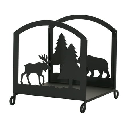 Moose & Bear Wood Rack