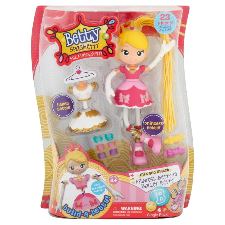 Tåler temperatur Beregning Moose Betty Spaghetty Doll Single Pack, 23 count - Walmart.com