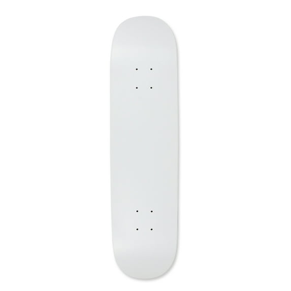 Moose Blank Skateboard Deck Dipped White 8.0"
