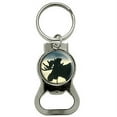 thumbnail image 1 of Moose Bottle Cap Opener Keychain Key Ring, 1 of 1