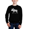 thumbnail image 1 of Moose - Boy's Word Art Crewneck Sweatshirt, 1 of 3