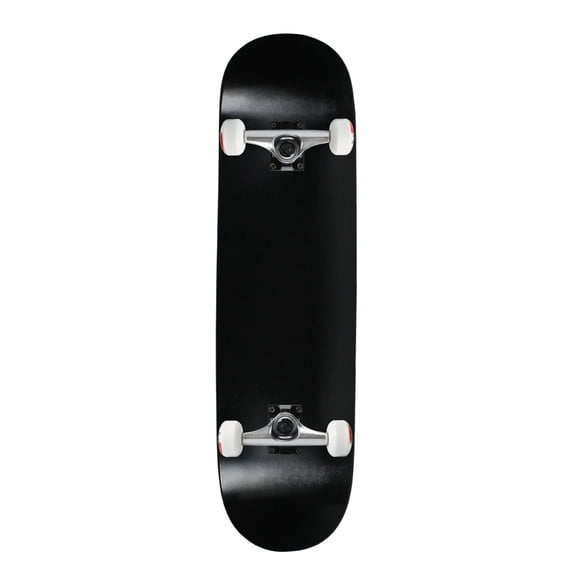 Moose Complete Skateboard Dipped Black 7.0" Silver/White Assembled
