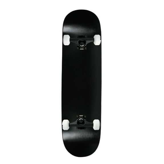 Moose Complete Skateboard Dipped Black 7.75" Black/White Assembled