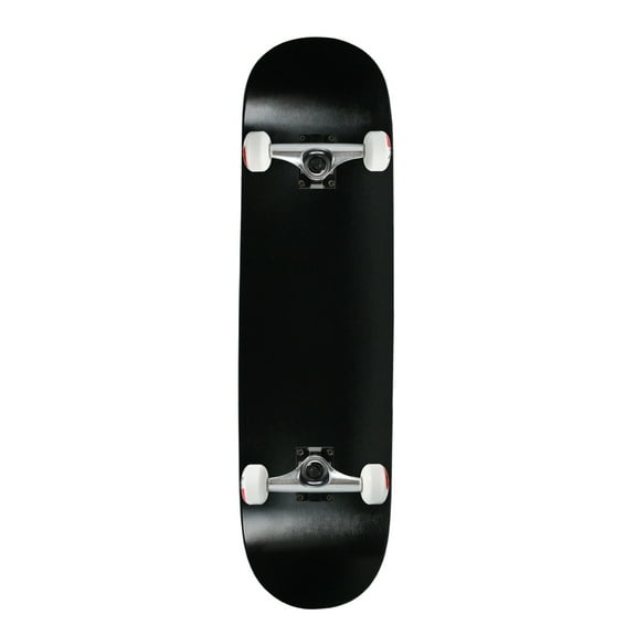 Moose Complete Skateboard Dipped Black 8.0" Silver/White Assembled