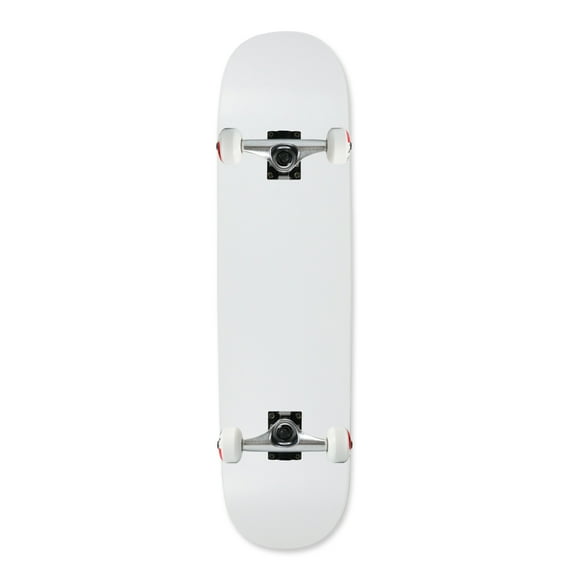 Moose Complete Skateboard Dipped White 7.75" Silver/White Assembled